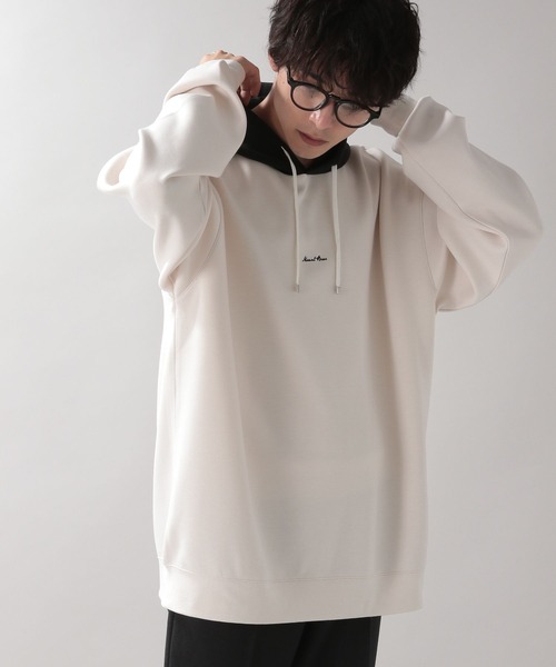 RAGEBLUE(レイジブルー)の「プチ刺繍キリカエテックパーカー(パーカー・メンズ・ベージュ/オフホワイト/ブルー/グリーン/ブラック・MEDIUM/LARGE)」の18枚目の写真