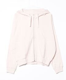 オーガニックコットンニット ジップフーディ