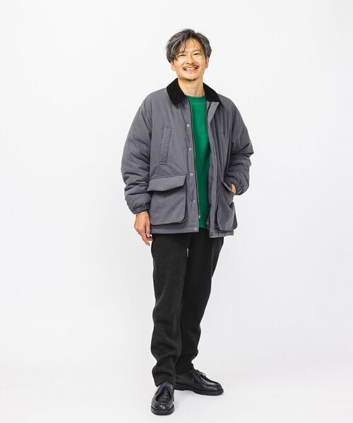 B:MING by BEAMS(ビーミングバイビームス)の「B:MING by BEAMS / サーモライト中綿 ブルゾン(ダウンジャケット/コート・メンズ・ブラウン/チャコールグレー・SMALL/MEDIUM/LARGE/X-LARGE)」の7枚目の写真