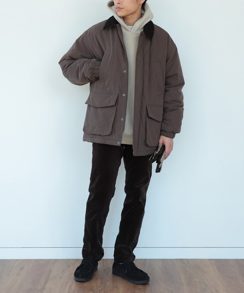 B:MING by BEAMS(ビーミングバイビームス)の「B:MING by BEAMS / サーモライト中綿 ブルゾン(ダウンジャケット/コート・メンズ・ブラウン/チャコールグレー・SMALL/MEDIUM/LARGE/X-LARGE)」の12枚目の写真