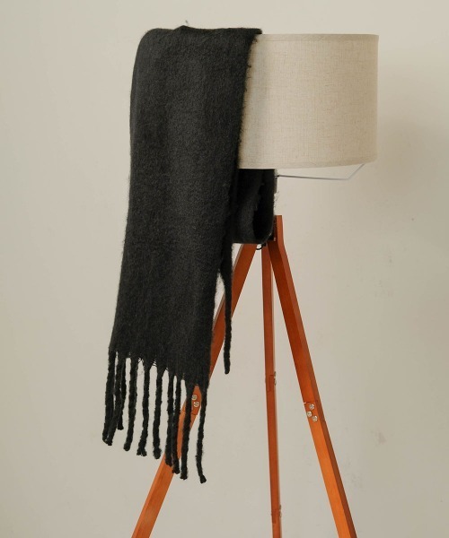 Bab(バブ)の「起毛シャギーライクマフラー(マフラー・レディース・ブラウン/アイボリー/ブラック/ピンクベージュ/サンドベージュ・ONESIZE)」の22枚目の写真