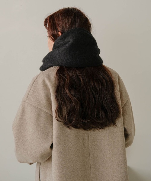 Bab(バブ)の「起毛シャギーライクマフラー(マフラー・レディース・ブラウン/アイボリー/ブラック/ピンクベージュ/サンドベージュ・ONESIZE)」の21枚目の写真