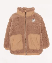 ROXY | MINI ROXY WAVES ZIP/ロキシーキッズジップアップボアブルゾン(スウェット)