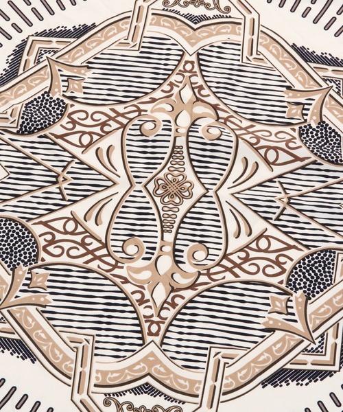 GLOBAL WORK（グローバルワーク）の「大判スカーフ/162479（バンダナ/スカーフ・レディース・オフホワイト/ネイビー/ライトブルー・FREE）」の10枚目の写真