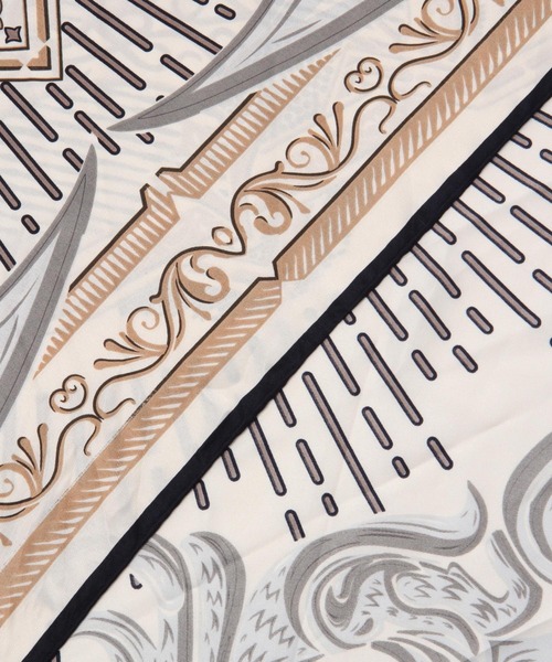 GLOBAL WORK（グローバルワーク）の「大判スカーフ/162479（バンダナ/スカーフ・レディース・オフホワイト/ネイビー/ライトブルー・FREE）」の11枚目の写真