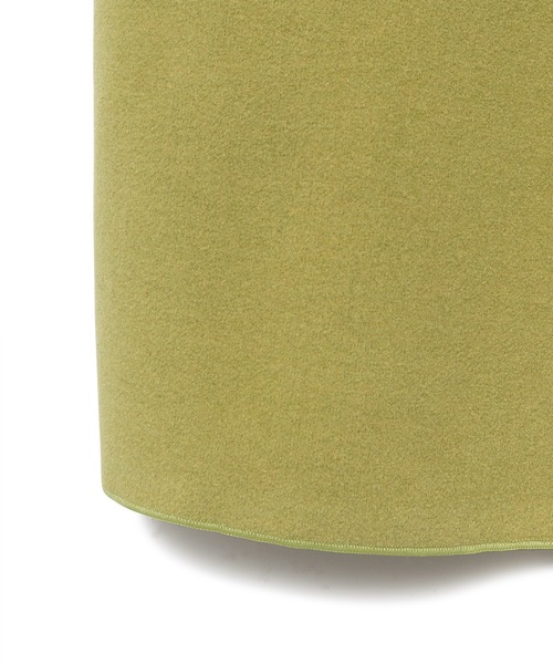 ReNorm（リノーム）の「ニットメルトンチェスターコート（チェスターコート・レディース・アイボリー/ブラック/グリーン・フリー）」の15枚目の写真