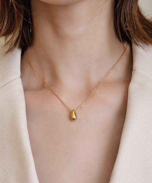 styiro（スタイロ）の「【金アレ対応/サージカルステンレス316L】華奢ドロップネックレス /レイヤード・重ね付け対応 /オフィス・デイリー（ネックレス・レディース・シルバー/ゴールド・FREE）」の11枚目の写真