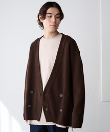 PUBLIC TOKYO | ダブルブレストニットブルゾン(カーディガン/ボレロ)