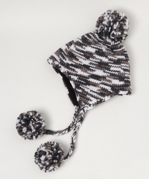 RAGEBLUE（レイジブルー）の「ポンポン帽（ニットキャップ/ビーニー・レディース・その他22/ダークグレー・FREE）」の15枚目の写真