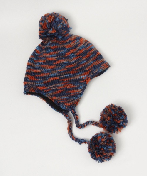 RAGEBLUE（レイジブルー）の「ポンポン帽（ニットキャップ/ビーニー・レディース・その他22/ダークグレー・FREE）」の8枚目の写真