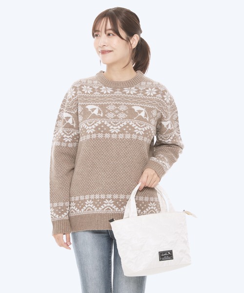 Arnold Palmer(アーノルドパーマー)の「アンブレラ キルト ミニトートバッグ(トートバッグ・レディース・グリーン/ブラック/オフホワイト/アイボリー/カーキ・F)」の11枚目の写真