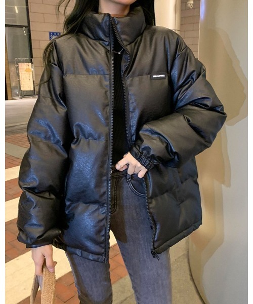 Ritzy(リッツィー)の「PUエコダウンジャケット(ダウンジャケット/コート・レディース・ブラック・M/L/XL)」の4枚目の写真