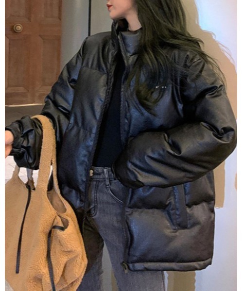 Ritzy(リッツィー)の「PUエコダウンジャケット(ダウンジャケット/コート・レディース・ブラック・M/L/XL)」の10枚目の写真