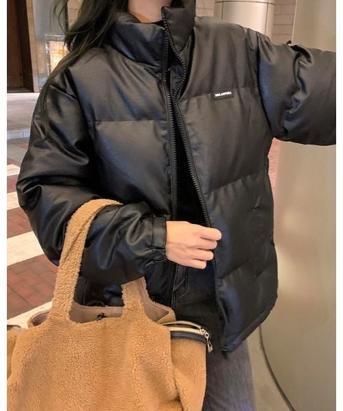 Ritzy(リッツィー)の「PUエコダウンジャケット(ダウンジャケット/コート・レディース・ブラック・M/L/XL)」の6枚目の写真