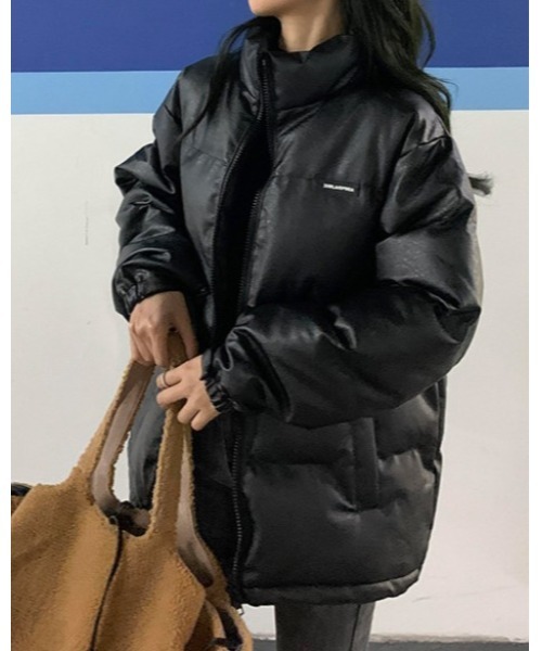 Ritzy(リッツィー)の「PUエコダウンジャケット(ダウンジャケット/コート・レディース・ブラック・M/L/XL)」の5枚目の写真