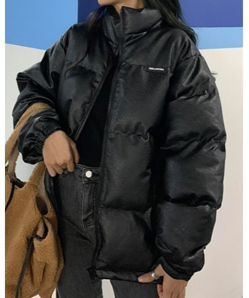 Ritzy(リッツィー)の「PUエコダウンジャケット(ダウンジャケット/コート・レディース・ブラック・M/L/XL)」の9枚目の写真