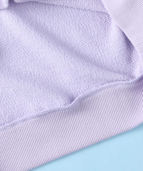 VIVIAN BLUE(ビビアンブルー)の「【VIVIAN BLUE】シェブロンスウェット(スウェット・キッズ・パープル/ライム・130/140/150/120)」の13枚目の写真