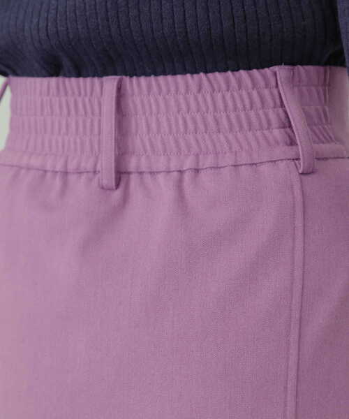 N.(N. Natural Beauty Basic)(エヌエヌナチュラルビューティーベーシック)の「プレーンナロータイトスカート(スカート・レディース・ホワイト/ブラック/パープル・MEDIUM)」の11枚目の写真
