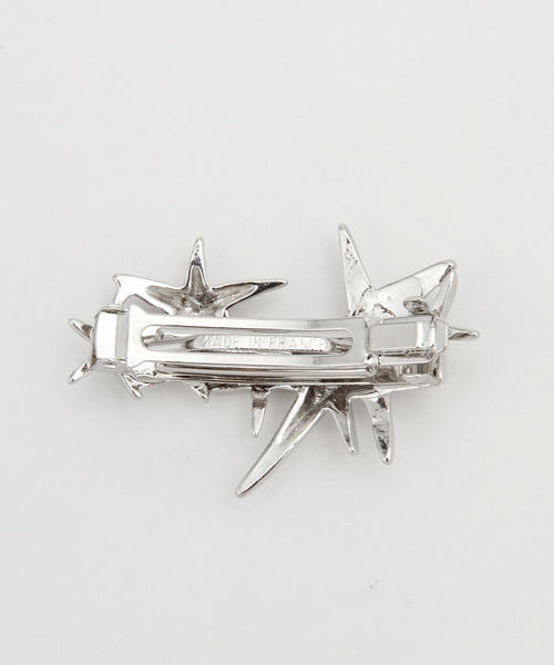 Ray BEAMS（レイビームス）の「PLUIE / シューティングスター プチ バレッタ（バレッタ/ヘアクリップ・レディース・シルバー・ONE SIZE）」の5枚目の写真
