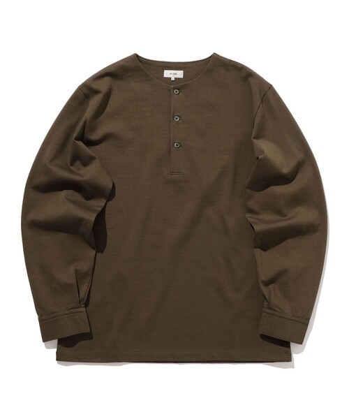 BEAMS（ビームス）の「BEAMS / シルケット ヘンリーネック ロング 