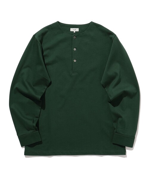 BEAMS（ビームス）の「BEAMS / シルケット ヘンリーネック ロング