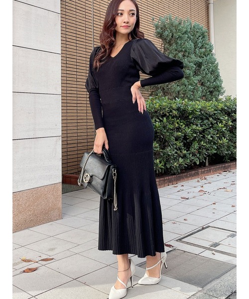 duras ドット ワンピース 新品未使用 DURAS デュラス 新品未使用 ドットワンピース ブラック Duras Ambient 未使用 DURAS ambient ワンピース 黒 ブラック