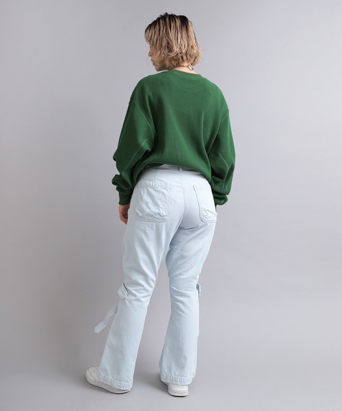 RNA(アールエヌエー)の「R4047 ベルトルーズパンツ(デニムパンツ・レディース・クリアブルー・MEDIUM)」の8枚目の写真