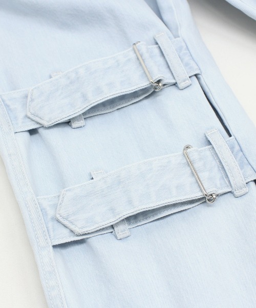 RNA(アールエヌエー)の「R4047 ベルトルーズパンツ(デニムパンツ・レディース・クリアブルー・MEDIUM)」の12枚目の写真