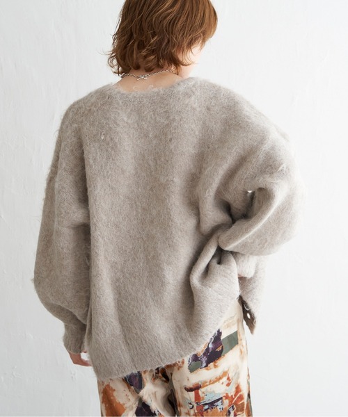 notch.(ノッチ)の「【ヒルナンデス!紹介商品】起毛ニットカーディガン(カーディガン/ボレロ・レディース・ベージュ/ブラック・M)」の19枚目の写真