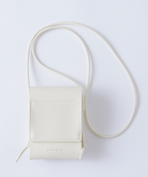 GIUNON（ジウノン）の「Smartphone shoulder bag / スマートフォンショルダーバッグ（スマホグッズ・レディース・ブラック/ピンク/アイボリー/ブラウン/ライトブルー/ベージュ・FREE）」の10枚目の写真