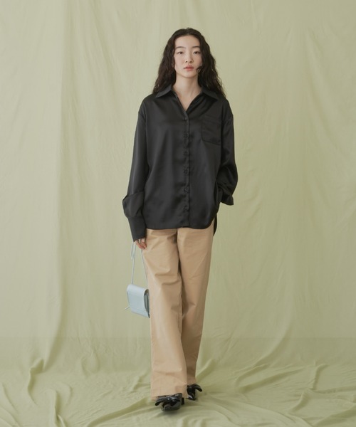 GIUNON（ジウノン）の「Smartphone shoulder bag / スマートフォンショルダーバッグ（スマホグッズ・レディース・ブラック/ピンク/アイボリー/ブラウン/ライトブルー/ベージュ・FREE）」の19枚目の写真