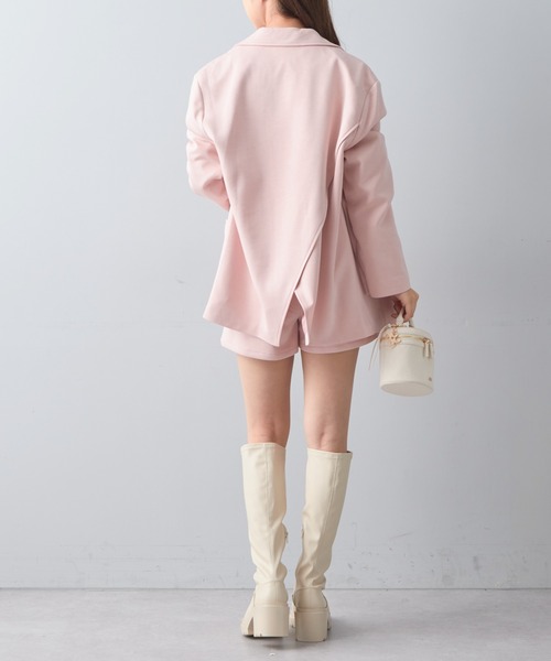 Chico（チコ）の「【WEB限定/REVIVAL】袖スリットオーバーテーラードジャケット（テーラードジャケット・レディース・アイボリー/ピンク/ブラック・FREE）」の14枚目の写真