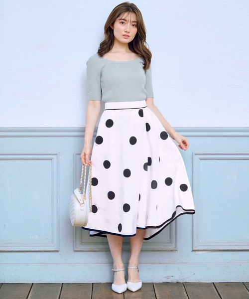 Noela（ノエラ）の「ドット大柄スカート（スカート）」 - WEAR