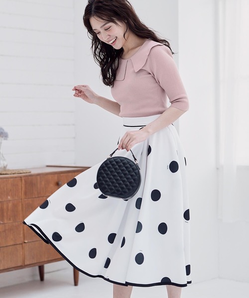 Noela（ノエラ）の「ドット大柄スカート（スカート）」 - WEAR