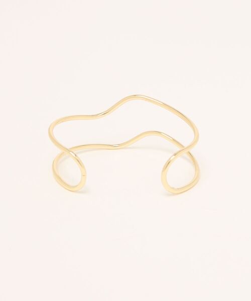 emmi(エミ)の「【emmi atelier】ウエーブバングル(バングル/リストバンド・レディース・ゴールド/シルバー・FREE)」の9枚目の写真