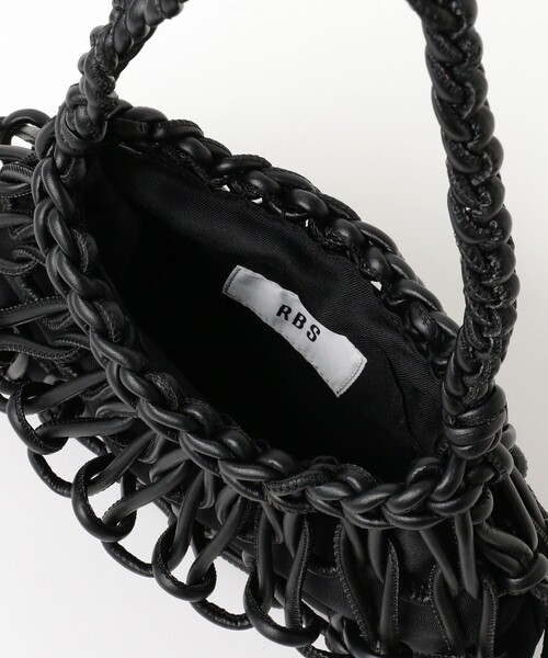 Ray BEAMS（レイビームス）の「RBS / フェイクレザー ノット バッグ（トートバッグ・レディース・オフホワイト/ブラック・ONE SIZE）」の11枚目の写真
