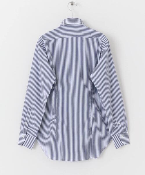 URBAN RESEARCH DOORS(アーバンリサーチドアーズ)の「『イージーケア』LIFE STYLE TAILOR セミワイドストライプシャツ(シャツ/ブラウス・メンズ・ブルー系その他・38/39/40/41)」の3枚目の写真