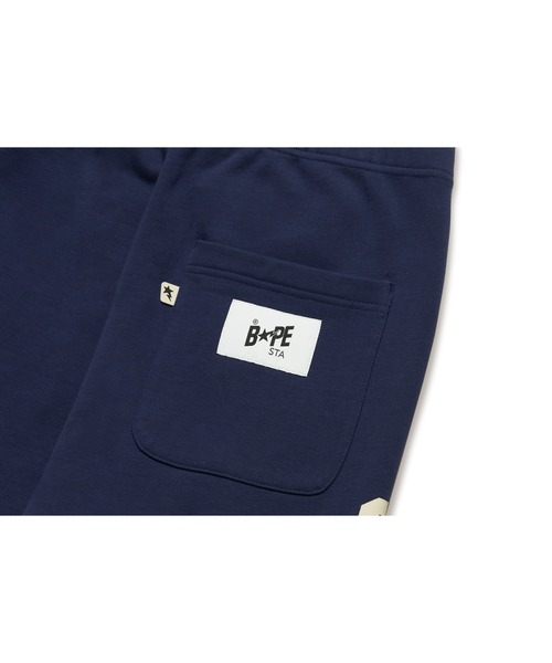 A Bathing Ape パンツ ネイビー Sサイズ BAPE X STADIUM GOODS SWEAT PANTS(スウェットパンツ)|A