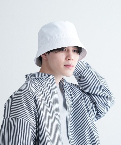 COLONY 2139（コロニートゥーワンスリーナイン）の「ナイロンバケットハット L（ハット・メンズ・ベージュ/ホワイト/ブラック/ブルー・FREE）」の12枚目の写真