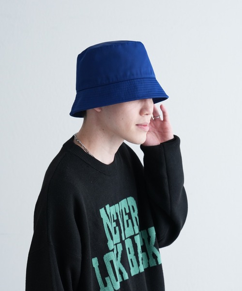 COLONY 2139（コロニートゥーワンスリーナイン）の「ナイロンバケットハット L（ハット・メンズ・ベージュ/ホワイト/ブラック/ブルー・FREE）」の13枚目の写真