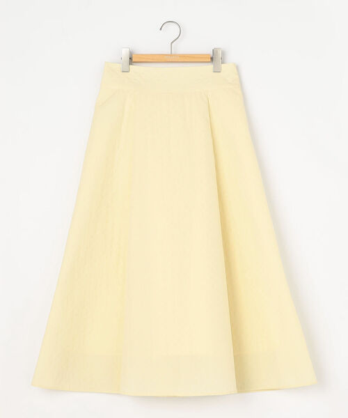 NOLLEY’S Sophi（ノーリーズソフィ）の「キルティングジャガードフレアスカート（スカート・レディース・イエロー/オフホワイト・38/36/34）」の9枚目の写真