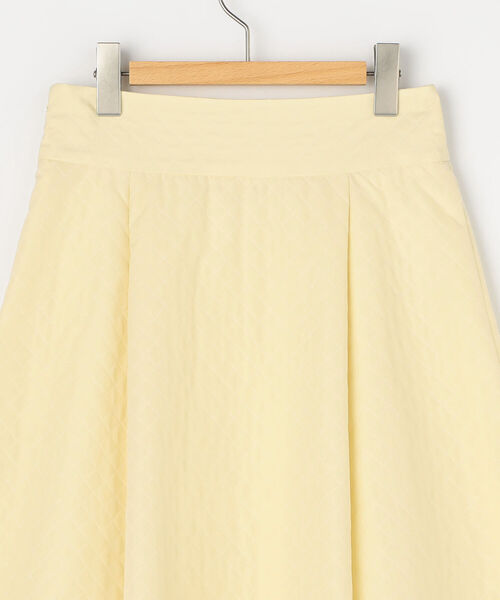 NOLLEY’S Sophi（ノーリーズソフィ）の「キルティングジャガードフレアスカート（スカート・レディース・イエロー/オフホワイト・38/36/34）」の12枚目の写真