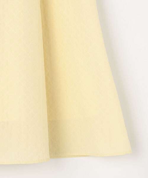 NOLLEY’S Sophi（ノーリーズソフィ）の「キルティングジャガードフレアスカート（スカート・レディース・イエロー/オフホワイト・38/36/34）」の13枚目の写真