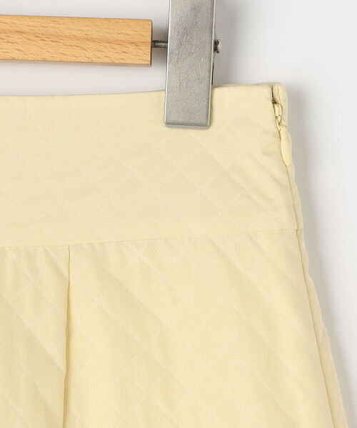 NOLLEY’S Sophi（ノーリーズソフィ）の「キルティングジャガードフレアスカート（スカート・レディース・イエロー/オフホワイト・38/36/34）」の14枚目の写真