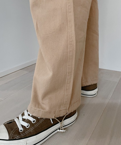 Vicente（ヴィセンテ）の「Cargo 2way pants（カーゴパンツ・レディース・ベージュ/ブラック・FREE）」の7枚目の写真