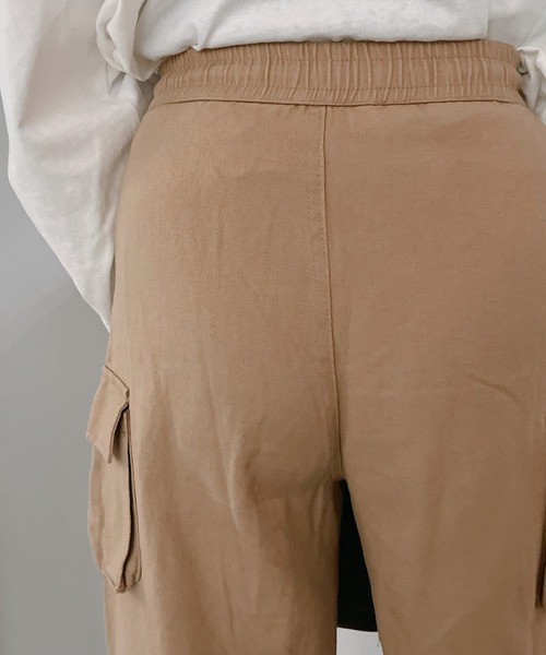 Vicente（ヴィセンテ）の「Cargo 2way pants（カーゴパンツ・レディース・ベージュ/ブラック・FREE）」の10枚目の写真