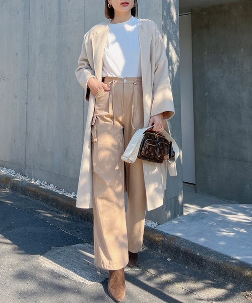 Vicente（ヴィセンテ）の「Cargo 2way pants（カーゴパンツ・レディース・ベージュ/ブラック・FREE）」の20枚目の写真