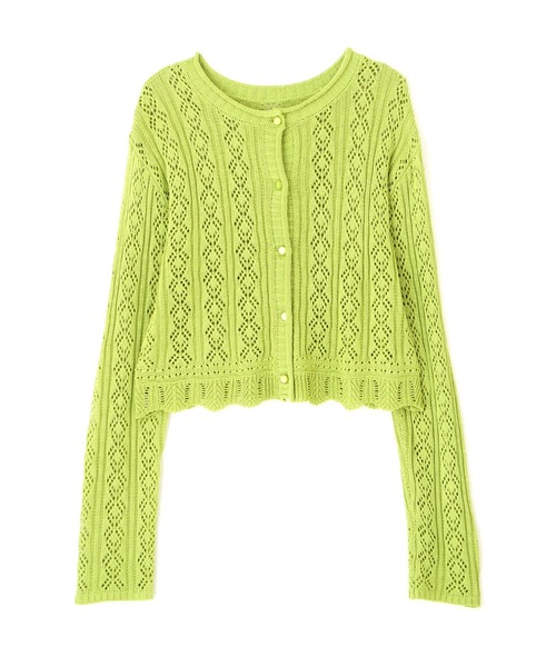 ジェーンマープル　透かし編みボレロ　新品未使用タグ付き mily bilet（ミウィビレット）の「【mily bilet】程よい大人の甘