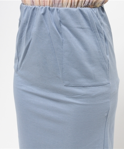 ikka（イッカ）の「カットデニムタイトスカート（スカート・レディース・ブラック/スカイブルー/ネイビー・LARGE/MEDIUM）」の7枚目の写真