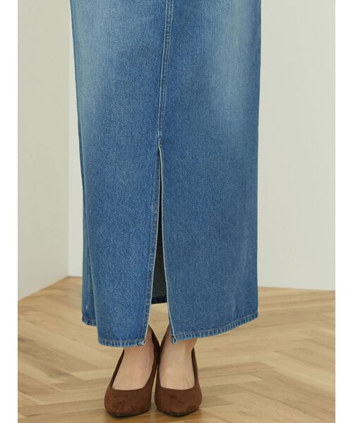 AMERICAN HOLIC（アメリカンホリック）の「タイトデニムロングスカート（スカート・レディース・ライトインディゴブルー・M/S/L）」の17枚目の写真